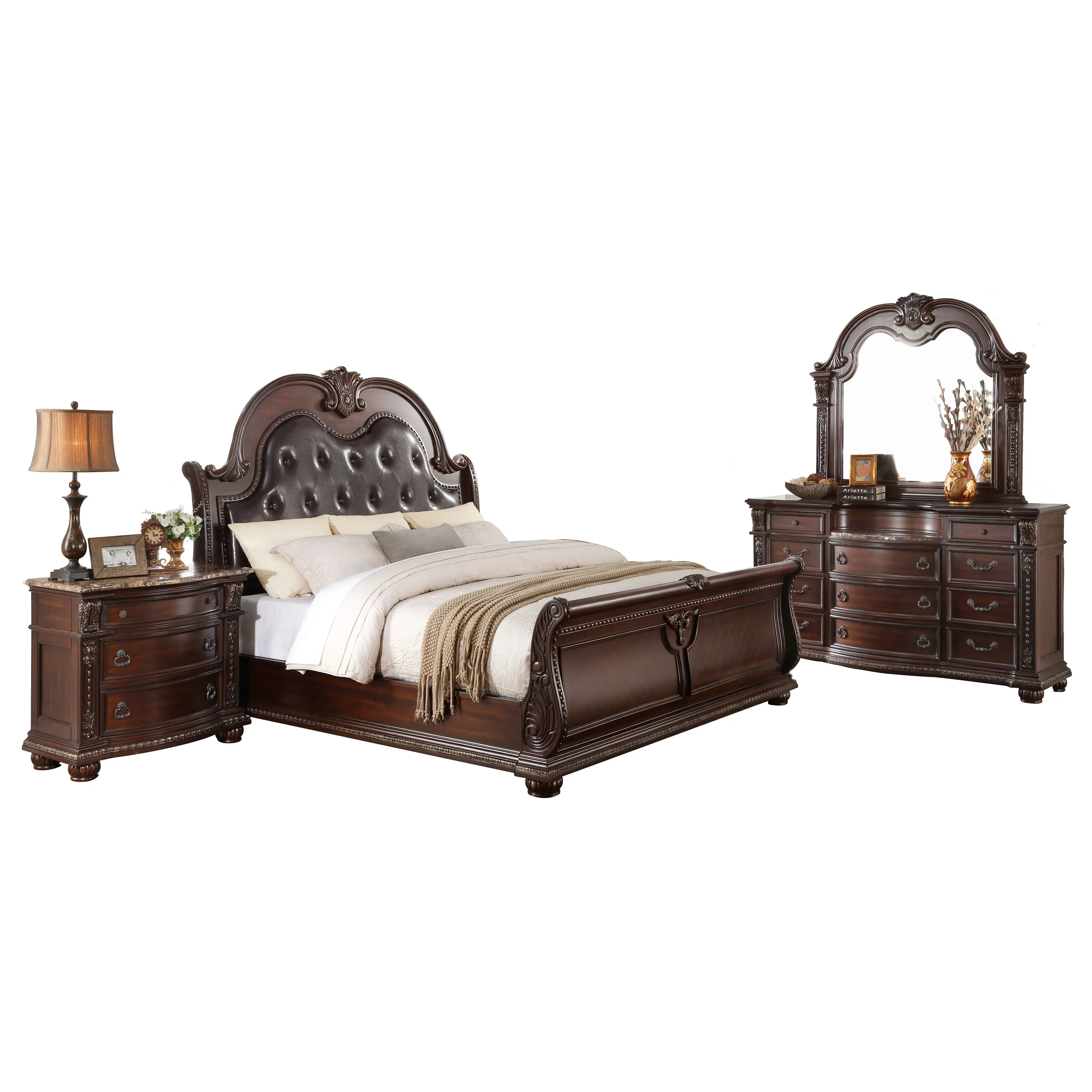 Cavalier California King Sleigh Bed - Image 4