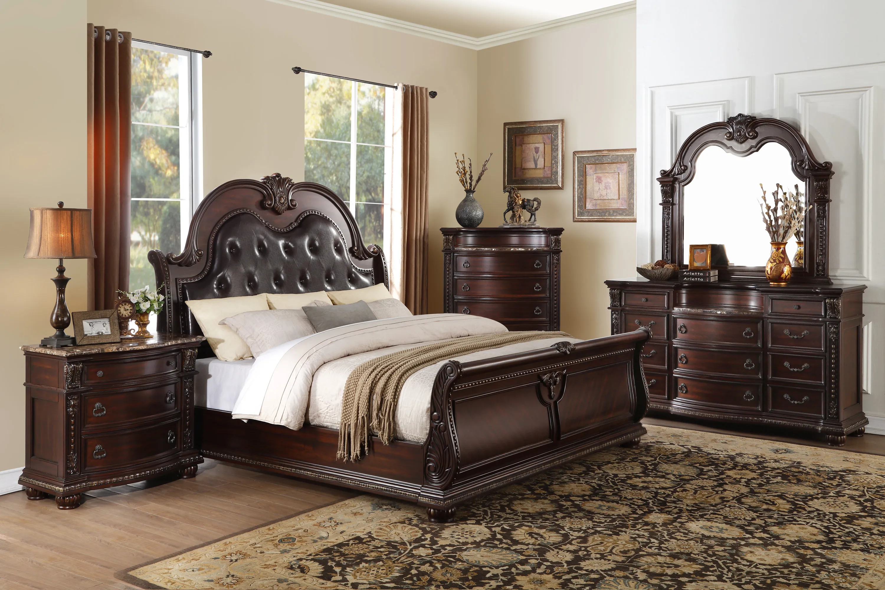 Cavalier California King Sleigh Bed - Image 3