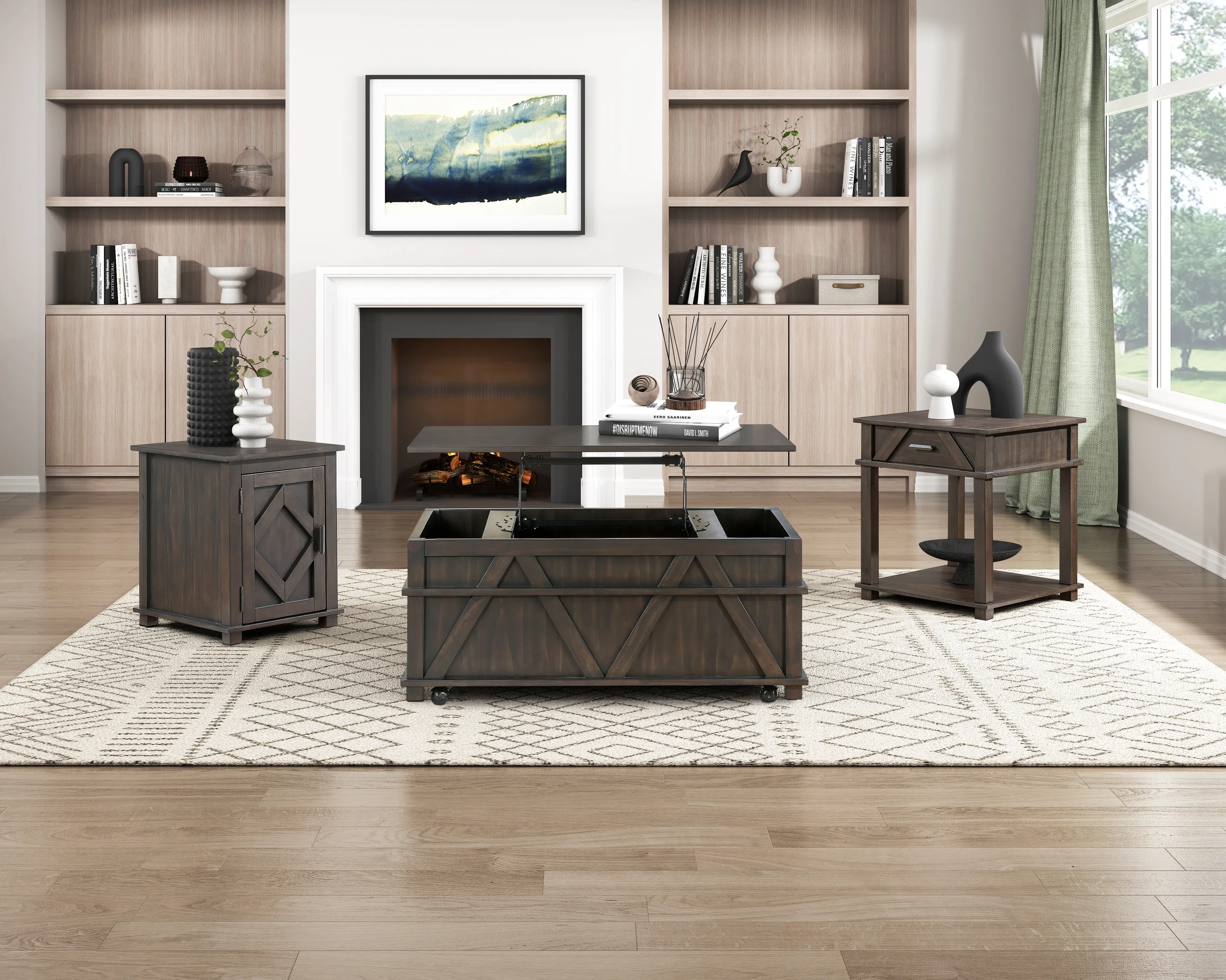 Lakeside Lift Top Cocktail Table - Image 7