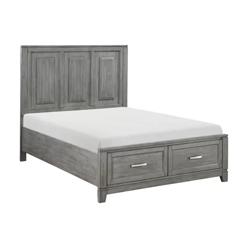 Garretson Full Platform Bed with Footboard Storage