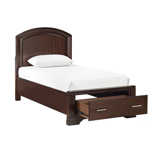 Hudson Twin Platform Bed with Footboard Storage