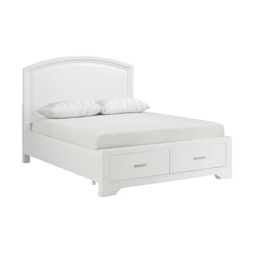 Hudson Queen Platform Bed with Footboard Storage