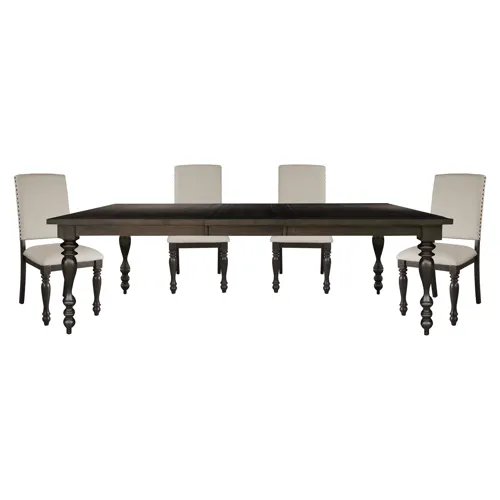Begonia Extension Table and 4 Side Chairs