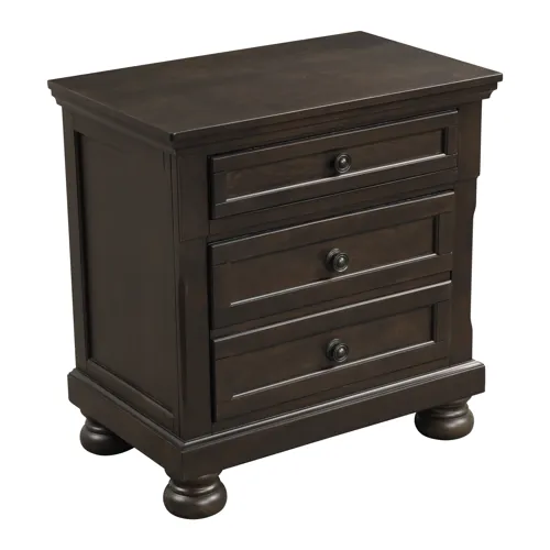 Begonia Nightstand with Hidden Drawer