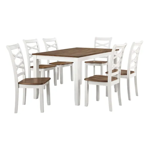 Dobson Dining Table and 6 Side Chairs