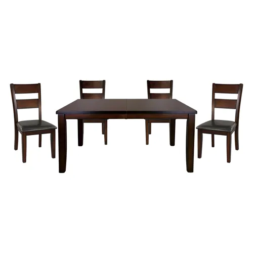 Mantello Dining Table and 4 Side Chairs