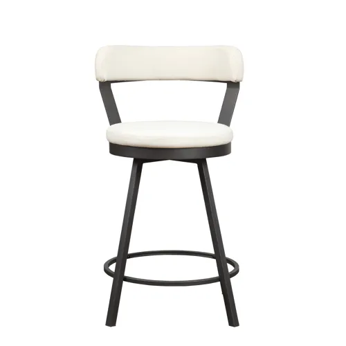 Appert Swivel Counter Height Chair, White