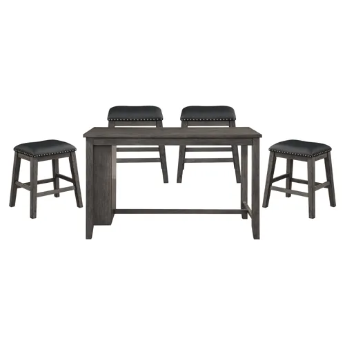 Timbre Counter Height Table and 4 Stools