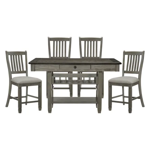 Granby Counter Height Table and 4 Bar Stools