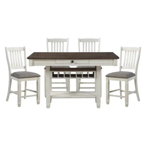 Granby Counter Height Table and 4 Bar Stools