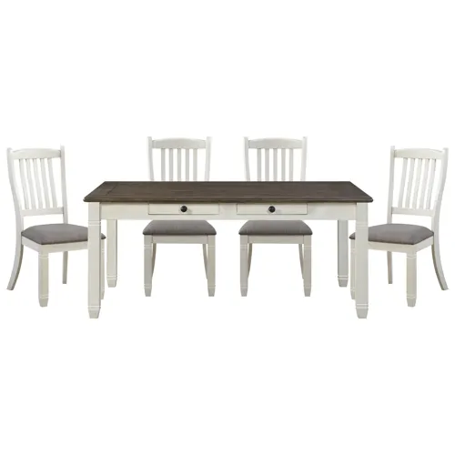 Granby Dining Table and 4 Side Chairs
