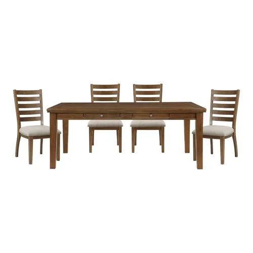 Tigard Dining Table and 4 Side Chairs