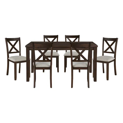 Challis Dining Table and 6 Side Chairs