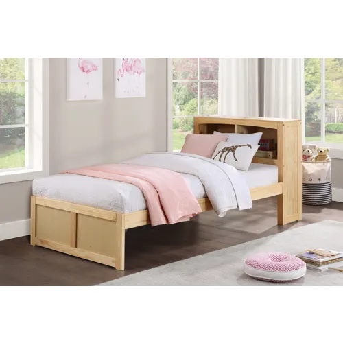 Bartly  Twin Bookcase Platform Bed