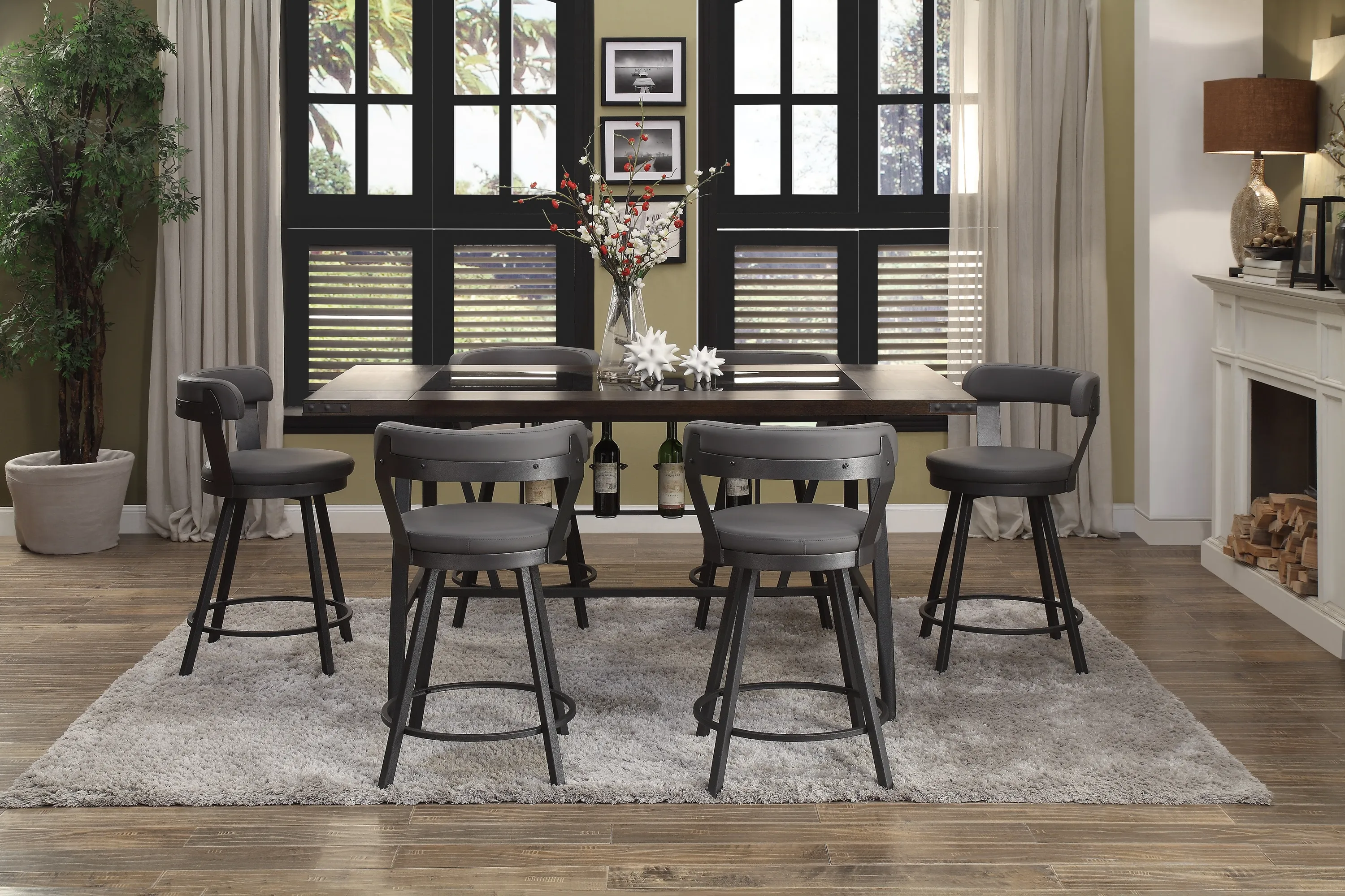 Appert Swivel Counter Height Chair - Image 4