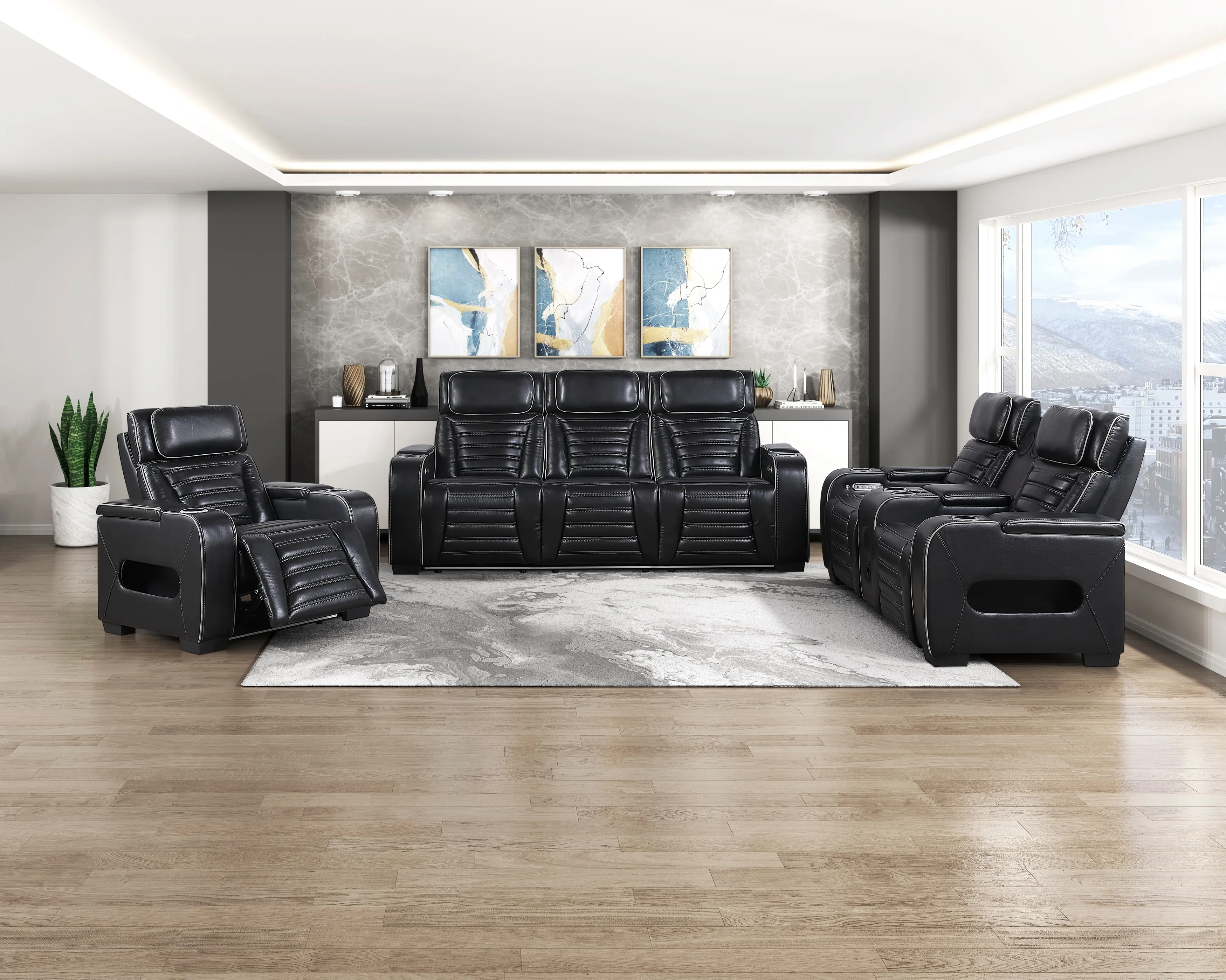 Cyber Power Reclining Sofa - Image 19