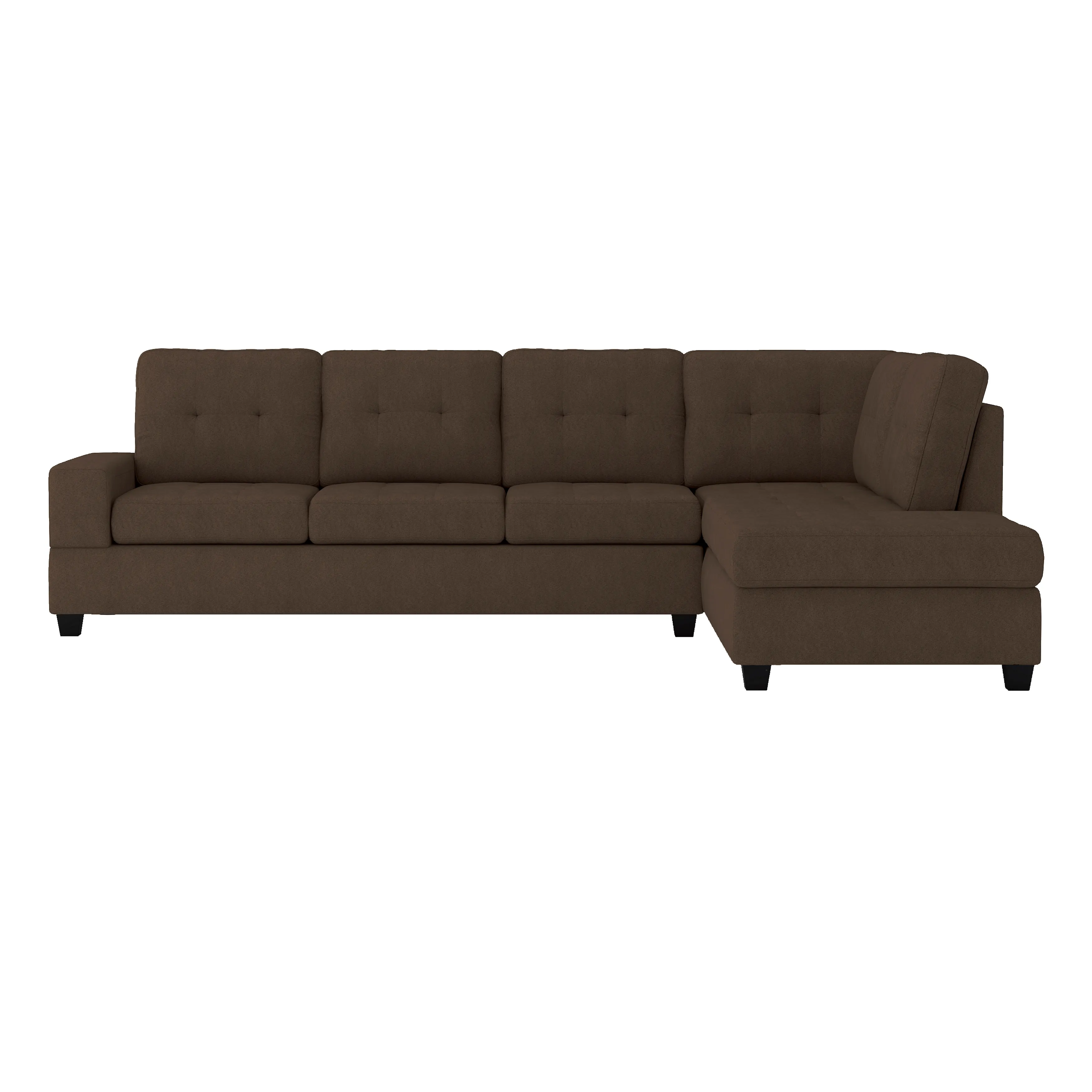 Maston 2-Piece Reversible Sectional with Drop-Down Cup Holders