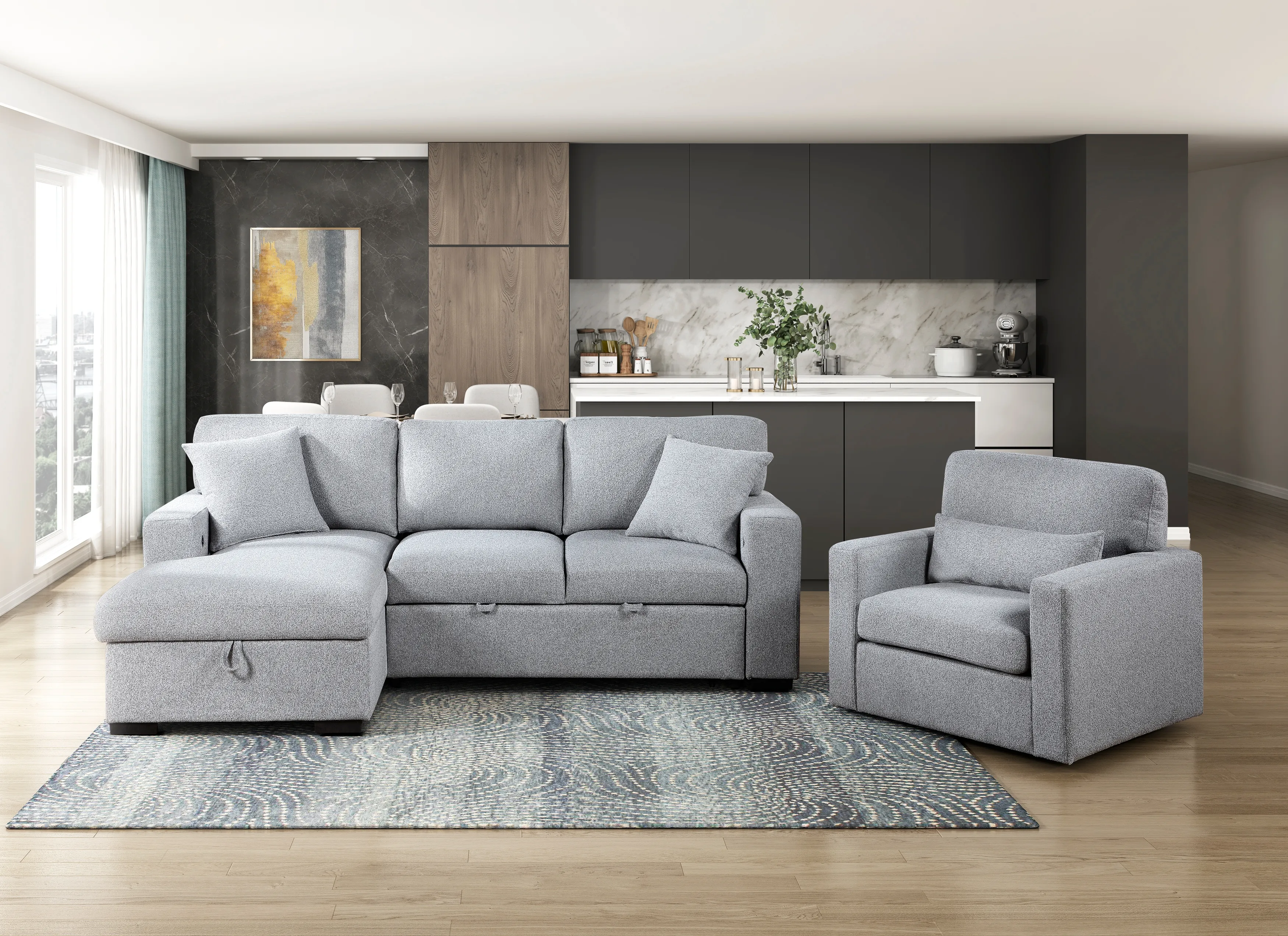 Pompano Sectional with Chaise - Image 14