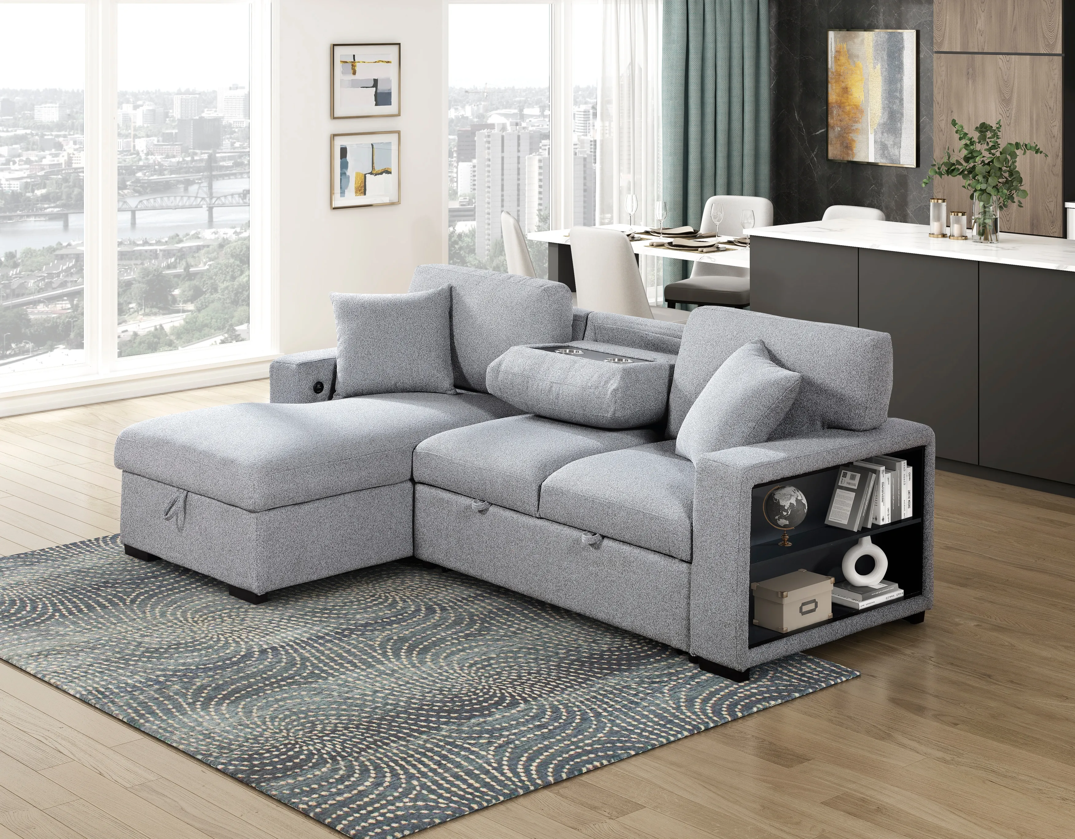 Pompano Sectional with Chaise - Image 11