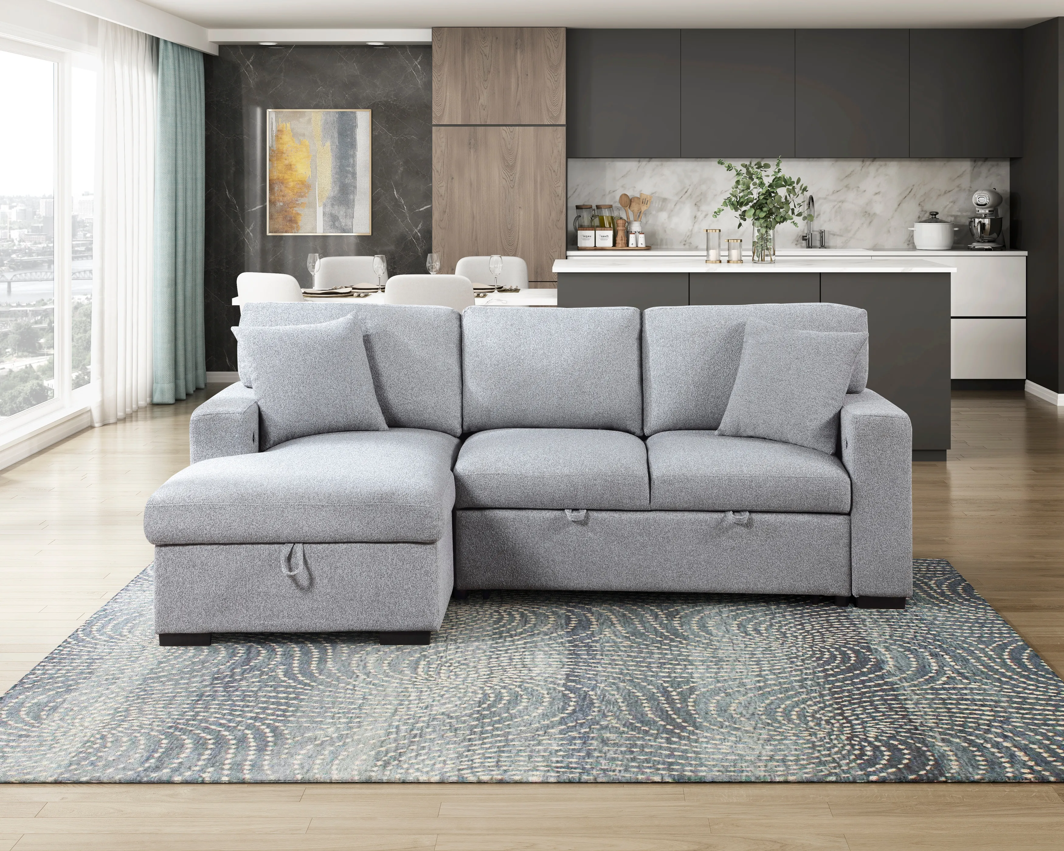 Pompano Sectional with Chaise - Image 9