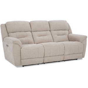 Knockout Power Sofa Shown in Stone Color
