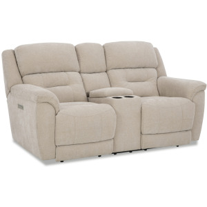 Knockout Power Loveseat Shown in Stone Color