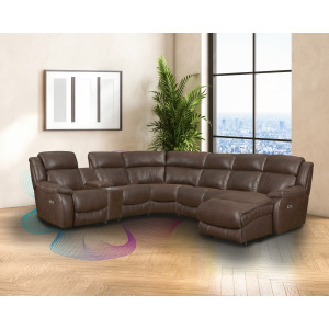 Rubix 7 PC Power Reclining Sectional