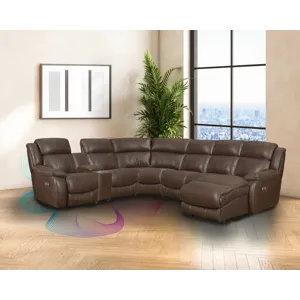Rubix 6 PC Power Reclining Sectional