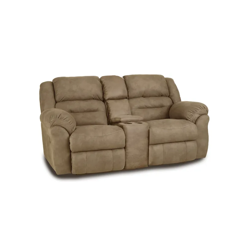 Gambler Manual Loveseat - Truffle