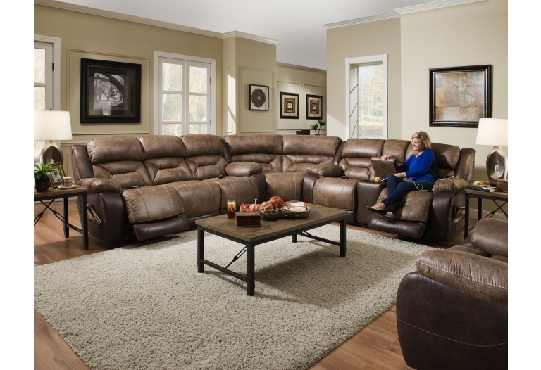 3 PC Power Sectional 168SECT by HomeStretch at Bruce Furniture & Flooring