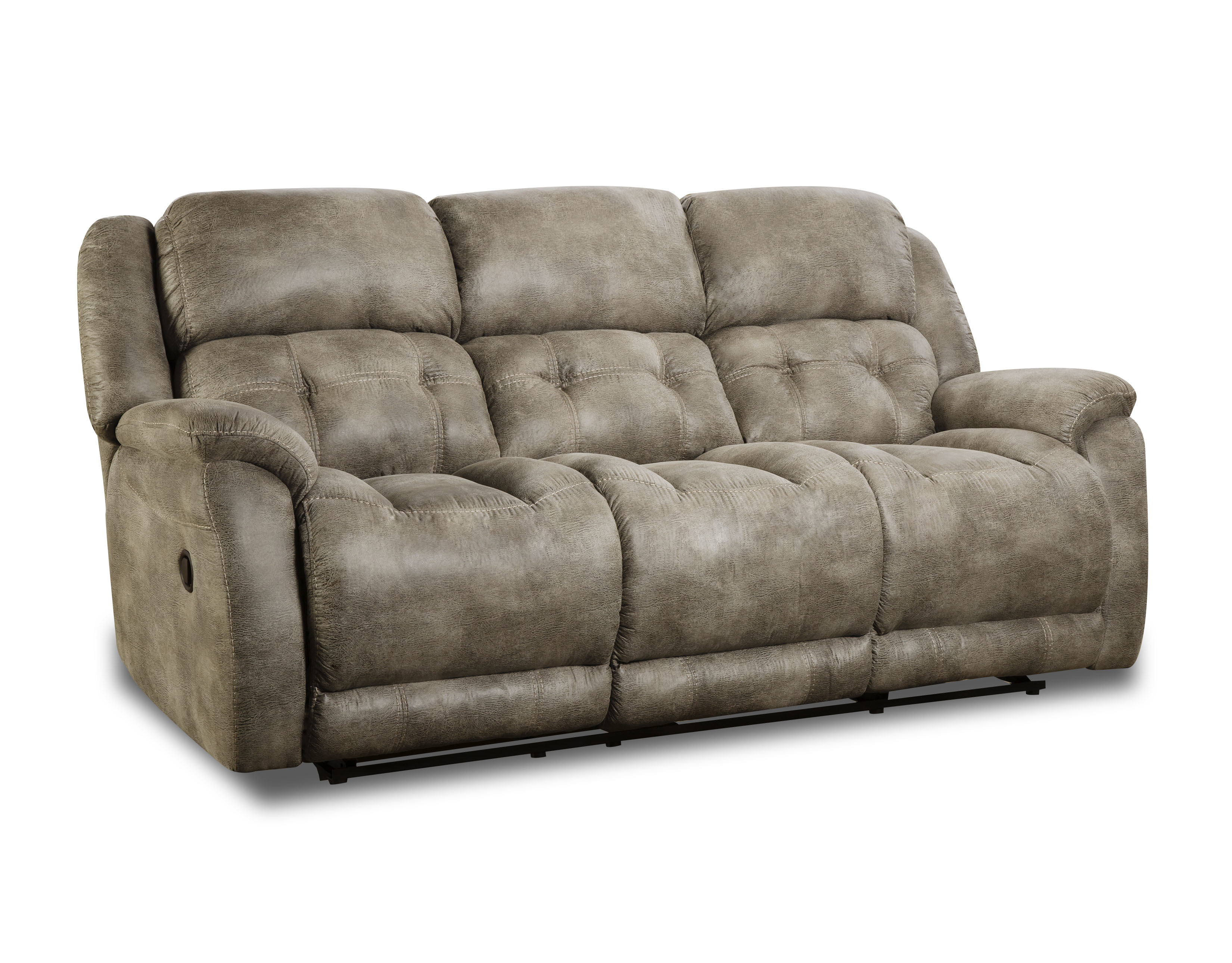 Double Reclining Sofa 1813015 by HomeStretch at Horton's Furniture