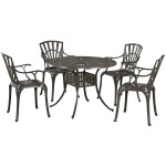 Grenada 5 Piece Outdoor Dining Set