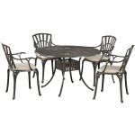 Grenada 5 Piece Outdoor Dining Set