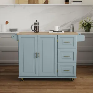 Drop Leaf Kitchen Cart