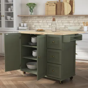 Drop Leaf Kitchen Cart