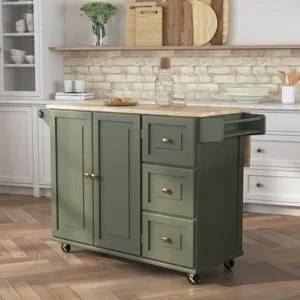 Drop Leaf Kitchen Cart