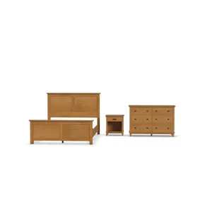 Queen Bed, Nightstand and Dresser