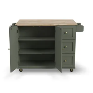 Drop Leaf Kitchen Cart