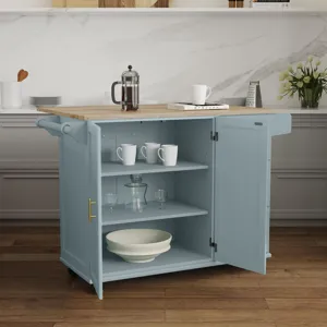 Drop Leaf Kitchen Cart