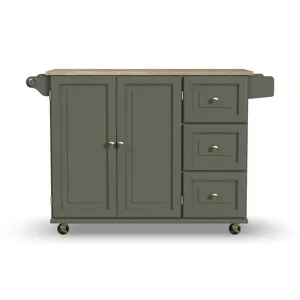Drop Leaf Kitchen Cart