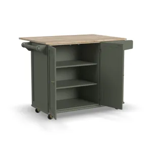 Drop Leaf Kitchen Cart