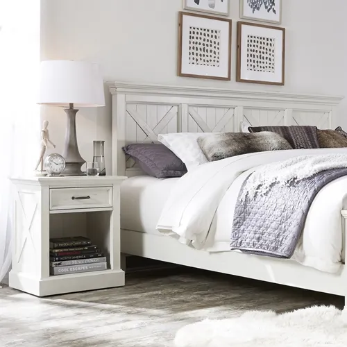 Seaside Lodge King Headboard and Nightstand