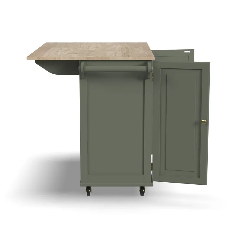 Drop Leaf Kitchen Cart