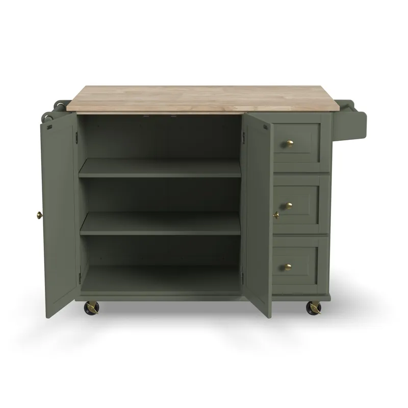 Drop Leaf Kitchen Cart
