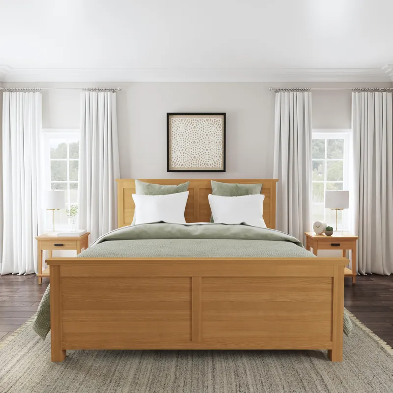 King Bed and Two Nightstands