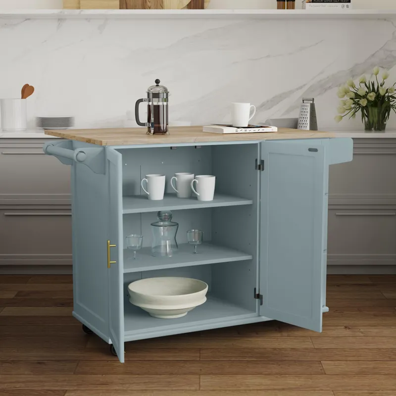 Drop Leaf Kitchen Cart