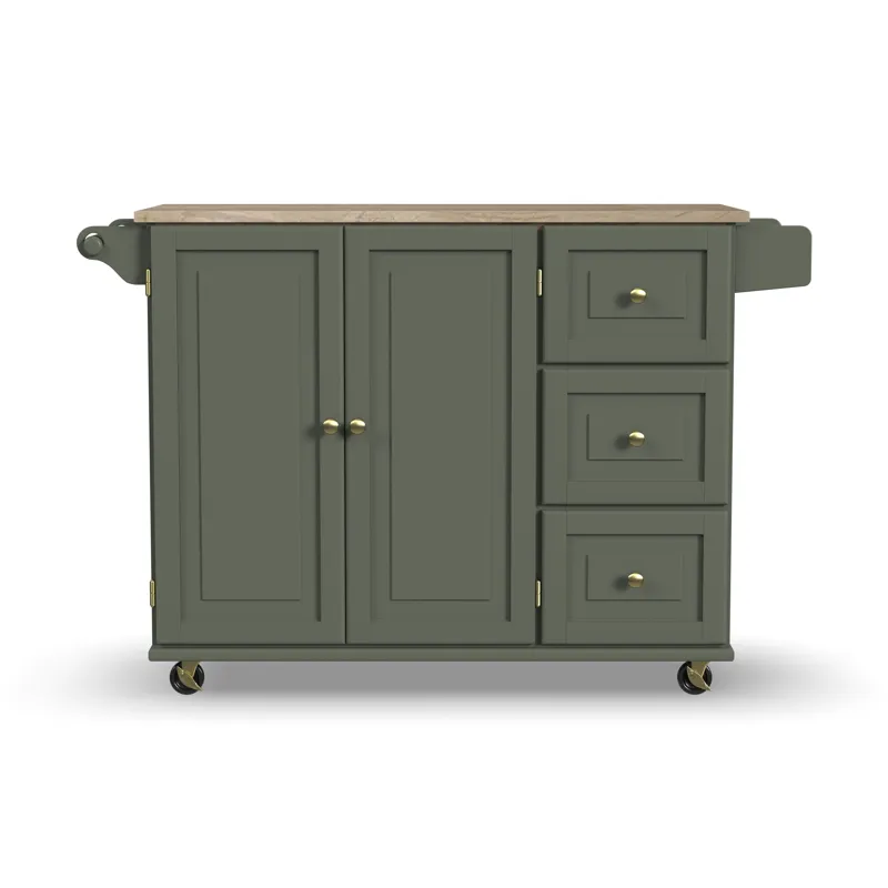 Drop Leaf Kitchen Cart