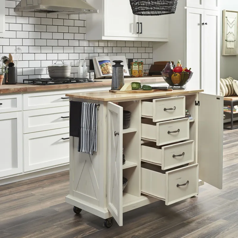 Seaside Lodge Kitchen Cart