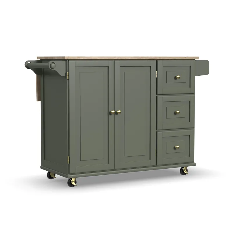 Drop Leaf Kitchen Cart