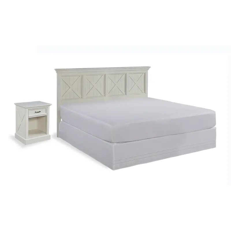 King Headboard and Nightstand